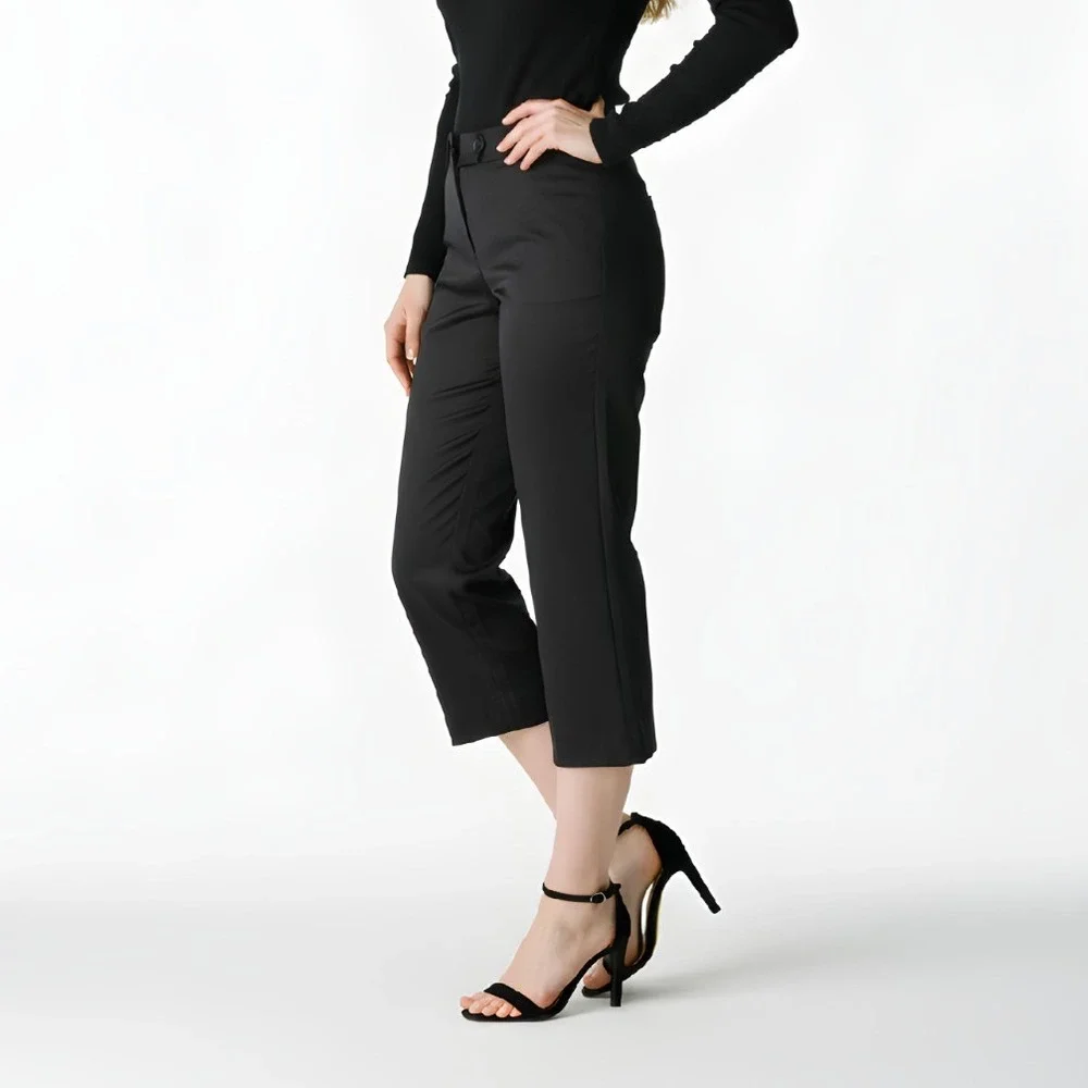 Black Stretchy‎ Work Pants by Worthington 8P